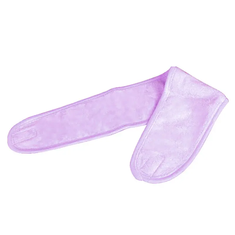 1 шт., женский, регулируемый, мягкий, эластичный, для мытья лица, макияж, спа, растягивающиеся волосы, Braiders, инструмент для укладки, аксессуары - Цвет: Фиолетовый