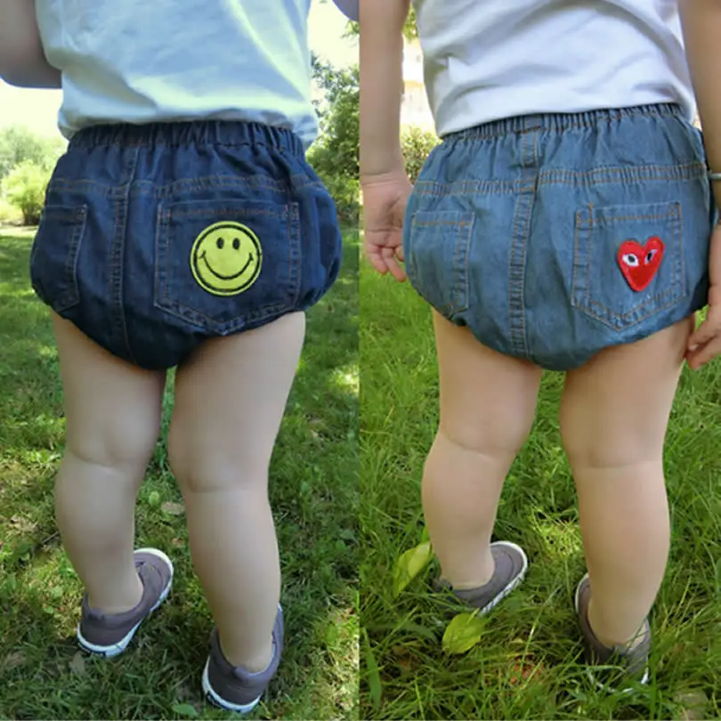 Bunny Children's Denim Pants Baby Bloomers Boys/girls Shorts Baby Denim