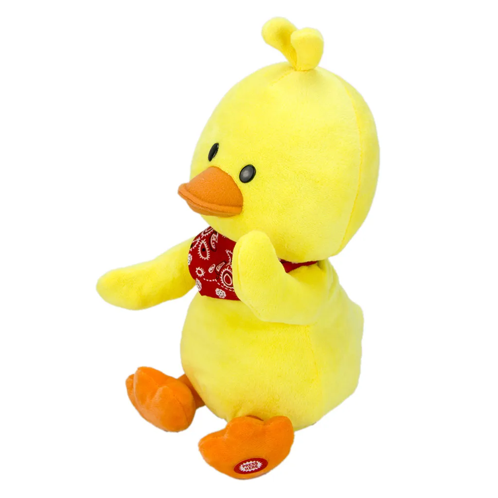 

Smart Music player Soft Stuffed Dolls Cute Little Yellow Duck Plush Children's Puzzle Education Funny Toys Kids Gift W523