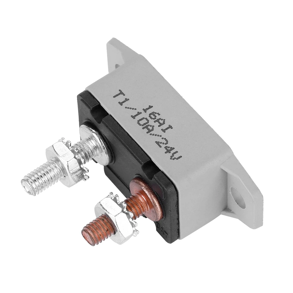 Красный 10 15 20 25 Amp 24 V сверхмощный автомобильный тип-i монтажный выключатель с кронштейном - Цвет: Красный