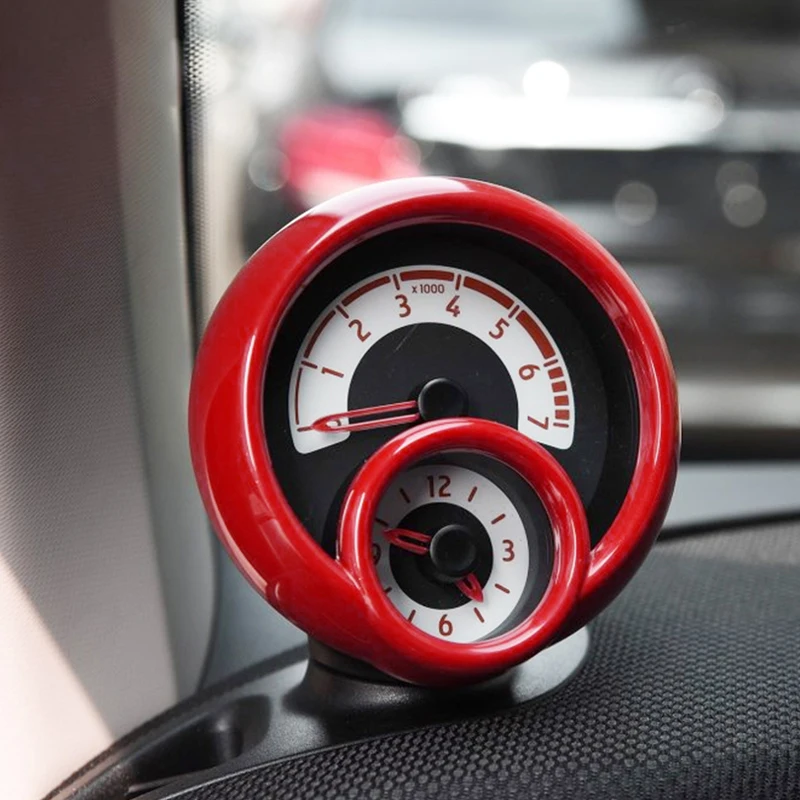 

Car Modification accessories Instrument panel tachometer decoration Sticker for new smart 453 fortwo forfour Interior styling