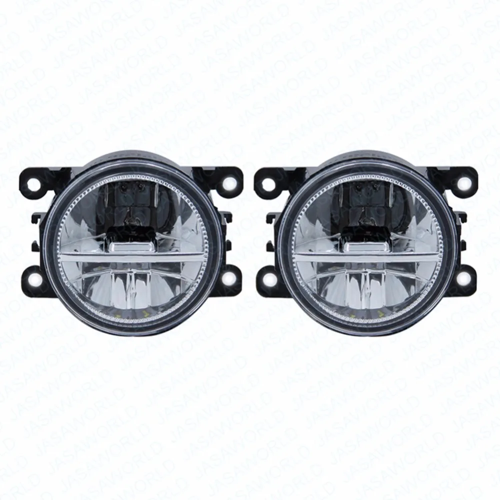 

2pcs Car Styling Round Front Bumper LED Fog Lights DRL Daytime Running Driving fog lamps For Ford Mustang 2005-2012 2013 2014