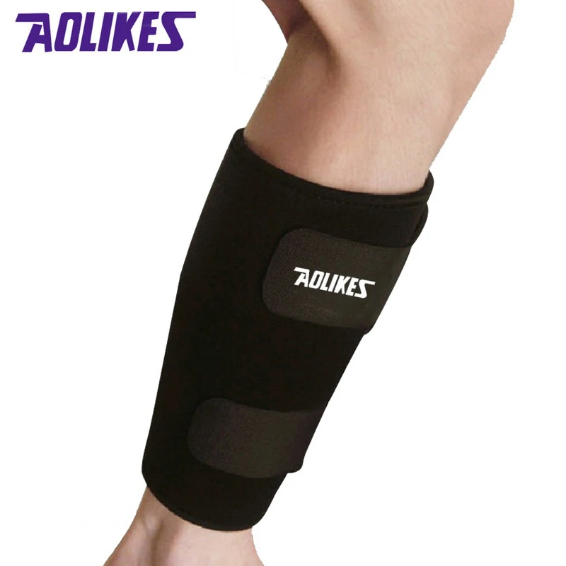 AOLIKES 1 piece shin guards calf compression sleeve basketball fitness