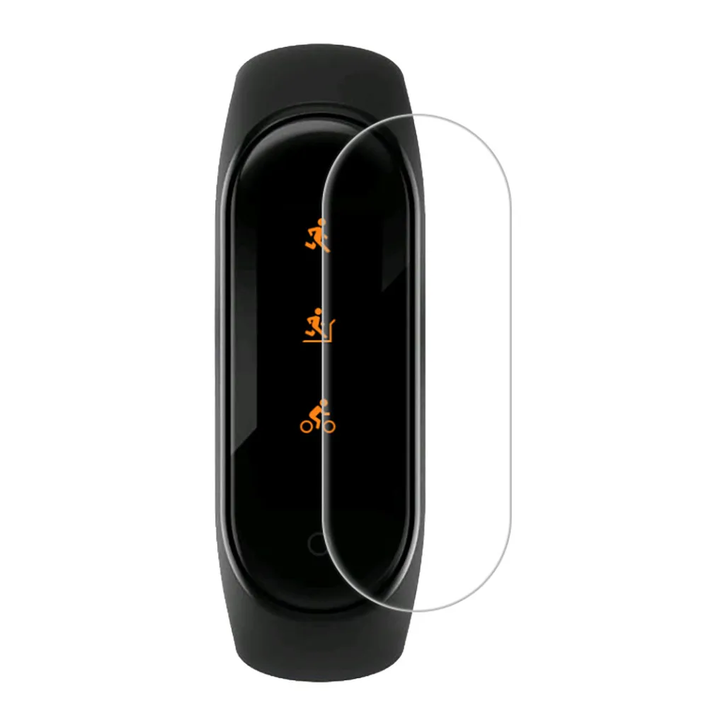 2/5 шт. пленка для Mi Band 4 Взрывозащищенная ТПУ полное покрытие Прозрачная мягкая