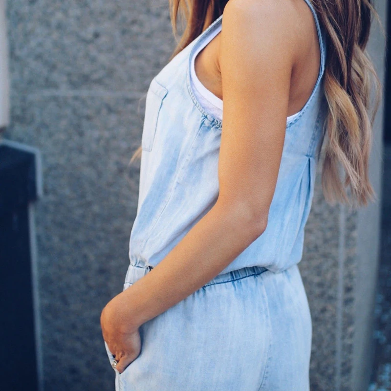 ZYFPGS 2019 Women Bodysuit Denim suit Rompers Womens Jumpsuit Personality street Fashion Hollow Sale Onesies Sleeveless denim ZYFPGS 2019 Women Bodysuit Denim suit Rompers Womens Jumpsuit Personality street Fashion Hollow Sale Onesies Sleeveless denim