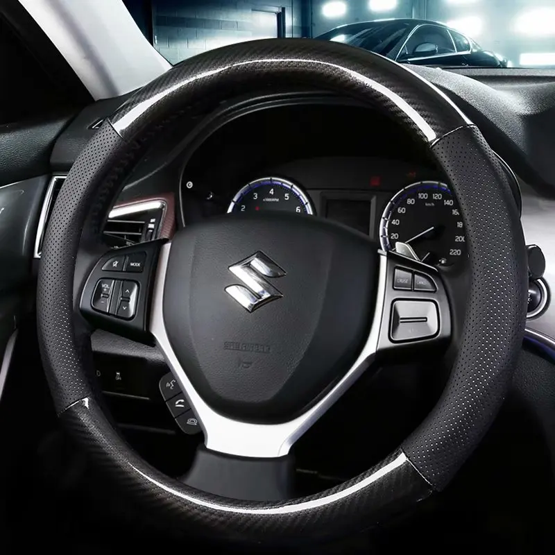 Чехол на руль автомобиля 37 38 см 15 дюймов для Suzuki Alivio/Ciaz Baleno Celerio Jimny SX4 S Cross Grand Vitara
