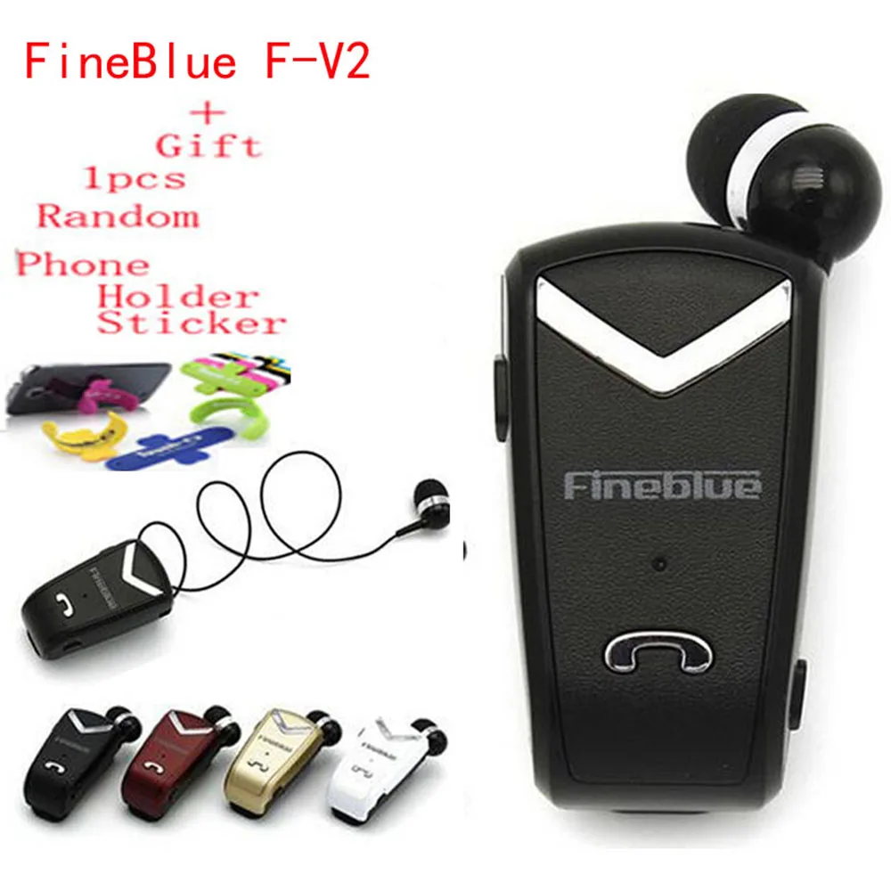 Fineblue F-V2 Bluetooth V4.0 держатель для наушников-на Беспроводной Стерео Выдвижной держатель для iPhone, iPad, Android Смартфон ноутбук