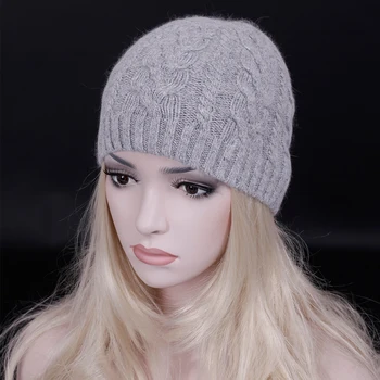 

Adult Winter wool Hat & caps Women and Men's wool Skullies Beanies hat Solid color contracted wool knitted cap