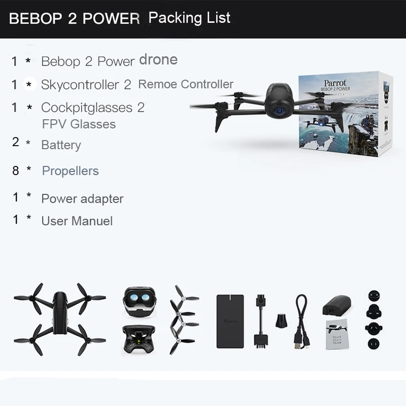 list of parrot drones