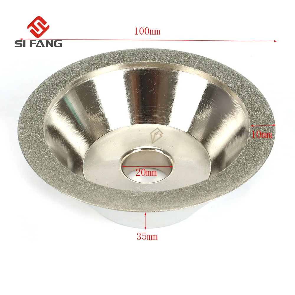 

4''inch at a 45 degree angle Cup Diamond Grinding Wheel Grit 200# Tool Cutter Grinder