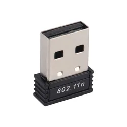 Mini adaptador de wi fi, sem fio, usb, 150mbps, receptor de rede lan, placa de rede sem fio, usb 2.0, 1 peça
