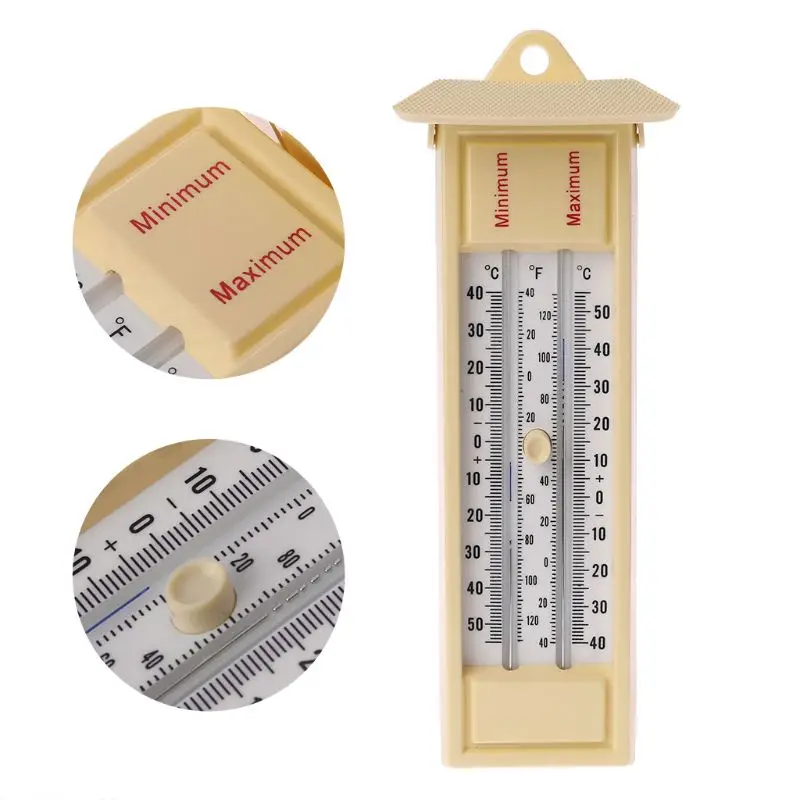 

Max Min Thermometer - Indoor Outdoor Garden Greenhouse Wall Temperature Monitor -40 to 50C Hotselling