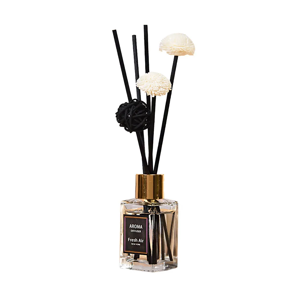 

2019 wedding decoration 50ml Reed Oil Diffusers With Natural Sticks, Glass Bottle And Scented Oil home decoration accessories