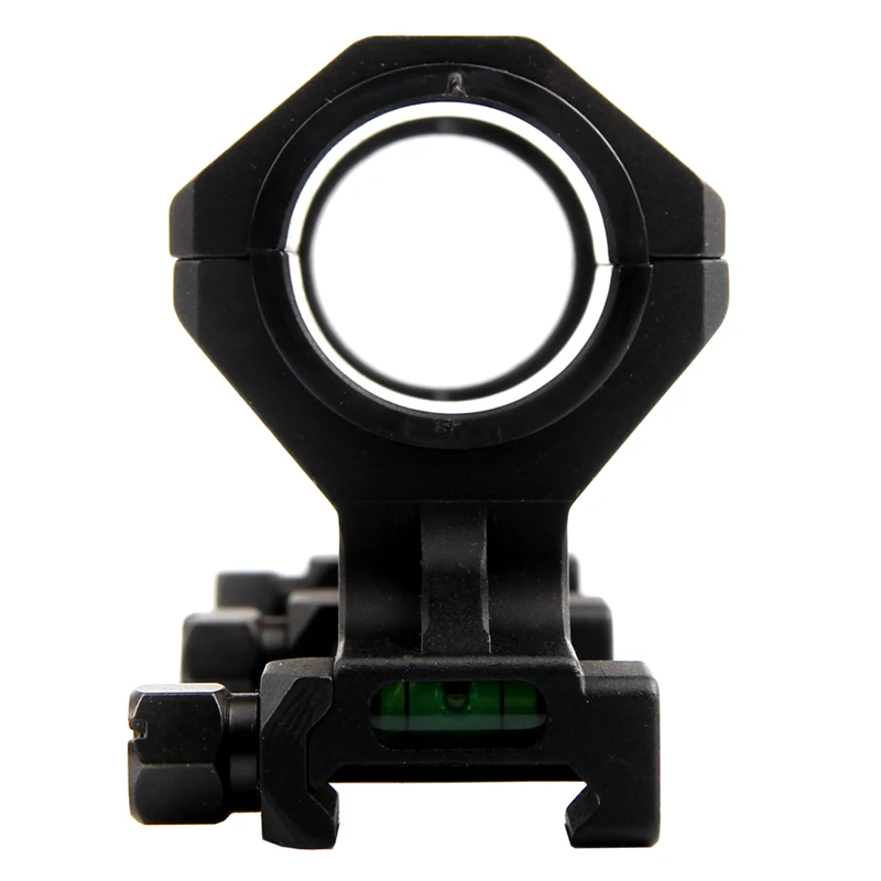 Bumlon Rifle Optical Scope 3 Screws Rings Mount 25mm 30mm with Bubble Level Black Tan RL2-0031-03