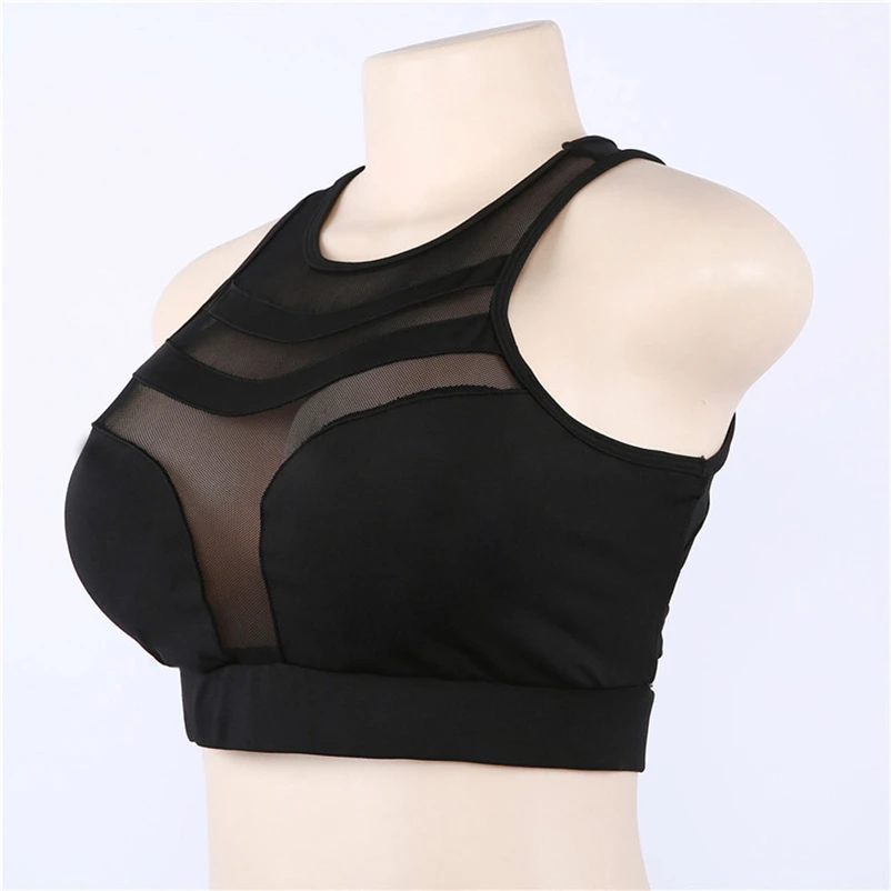 Professional women sports bras exercise GYM lady running fitness quick-drying underwear training Seamless vest #FS#4JU19 (9)