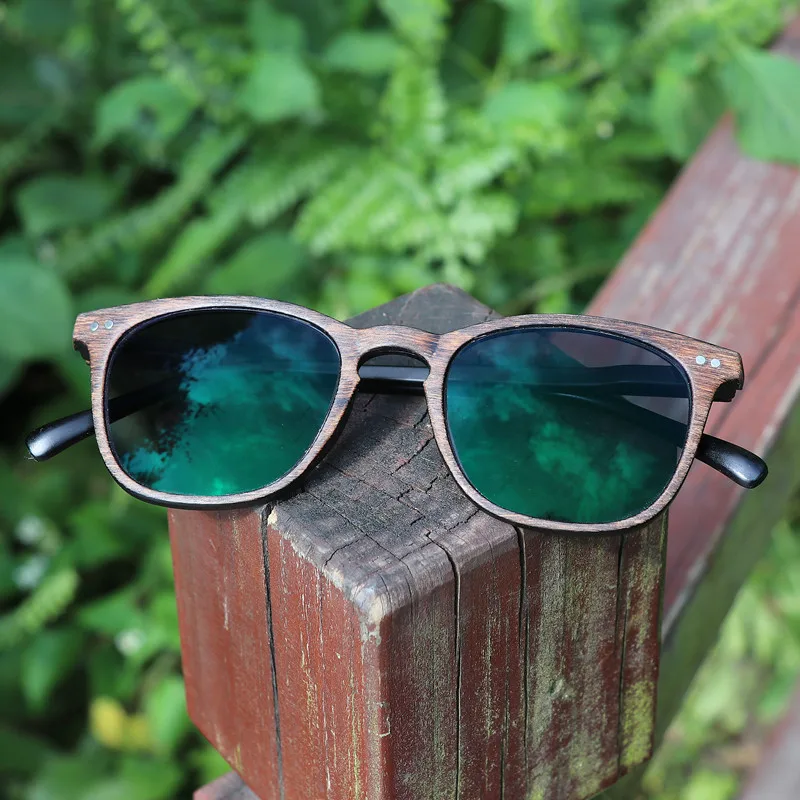 От-1,00 до-6,00 ретро круглые деревянные цветные солнечные фотохромные готовые очки для близорукости, мужские женские солнцезащитные очки, очки для близорукости