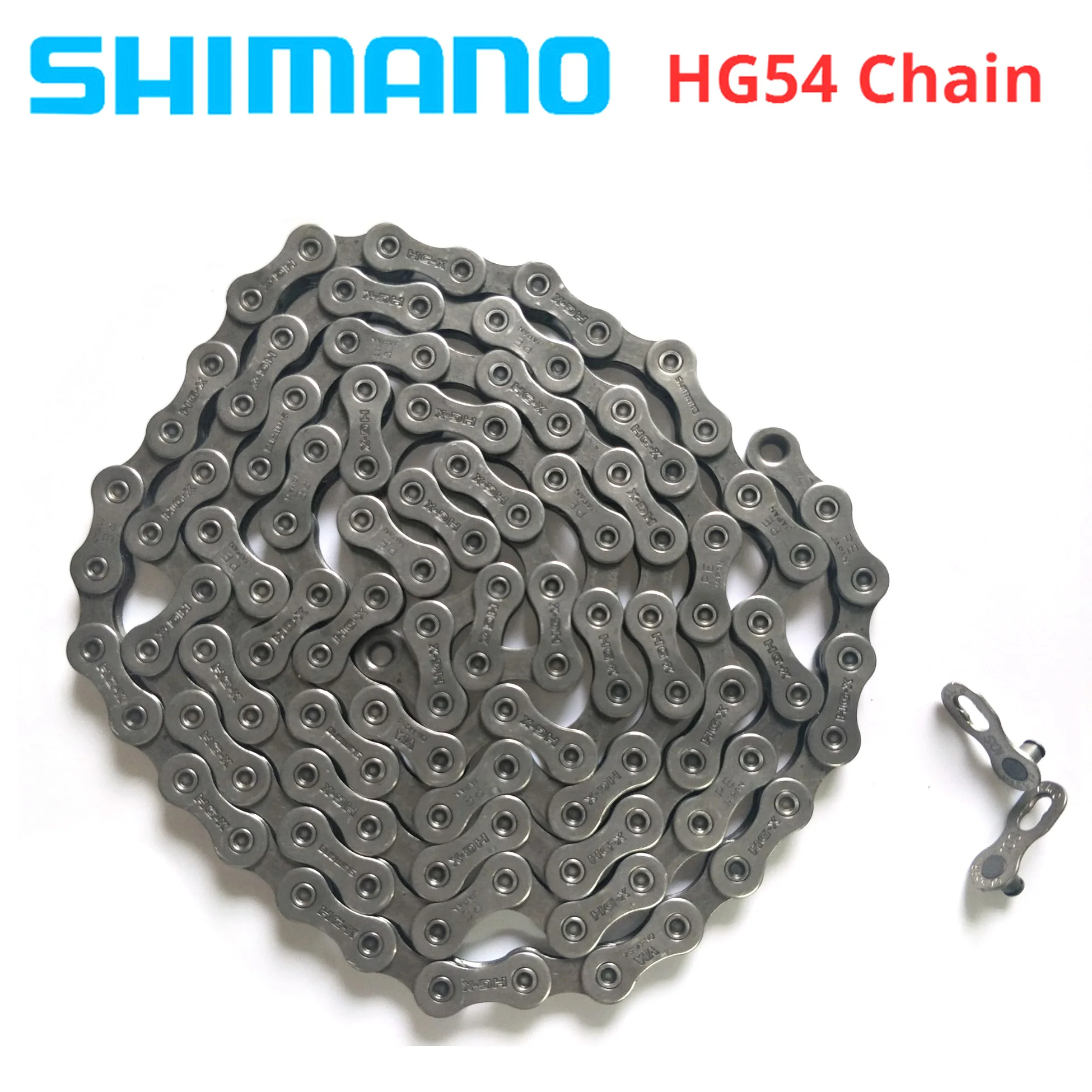 Shimano Deore CN-HG54 MTB Bike 10-speed Chain 114 Links for XTR XT SAINT SLX