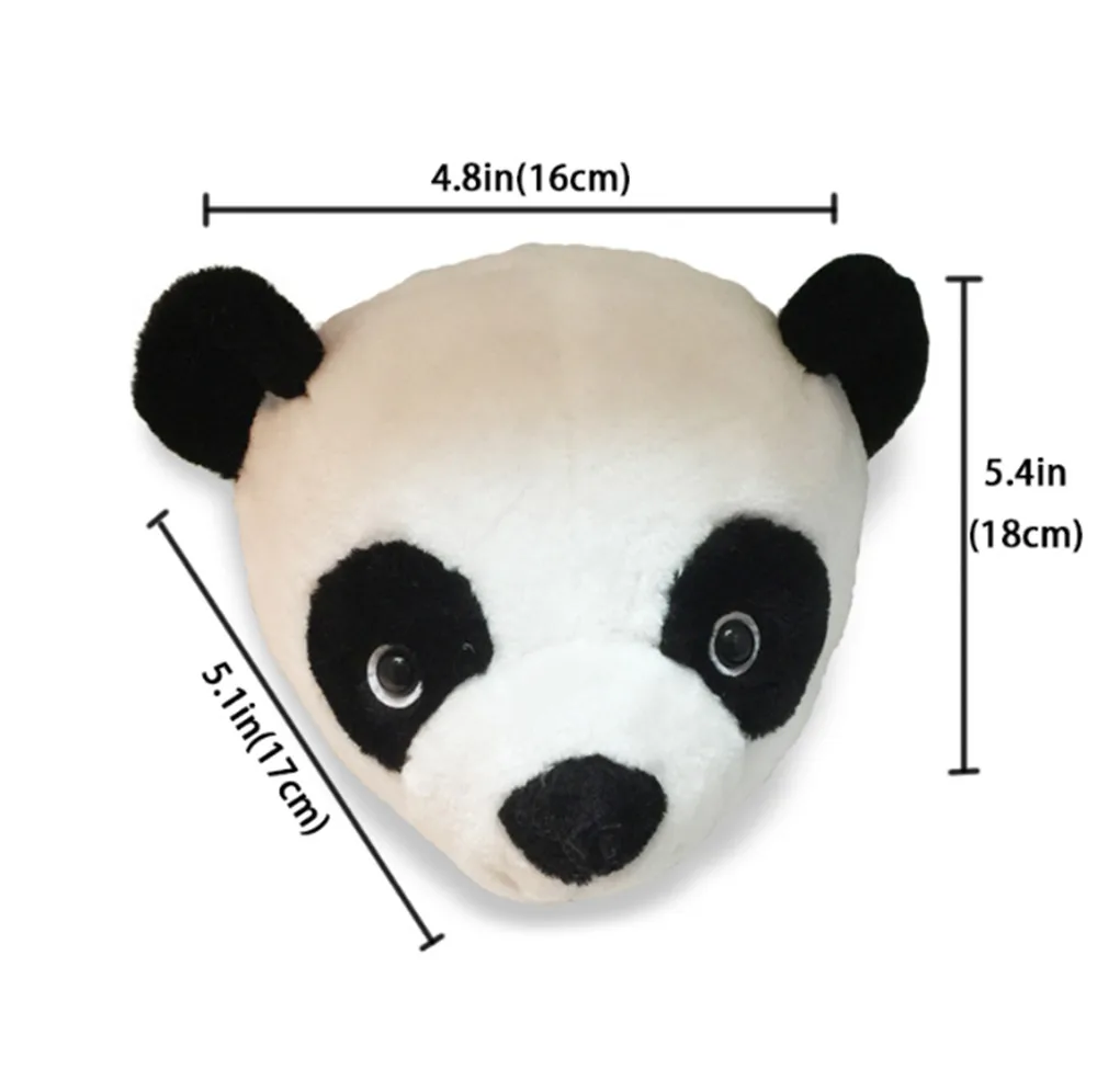 animals elephant fox deer head plush toys home decoration 15