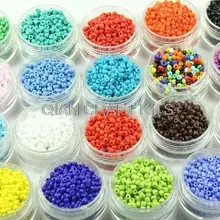 700 грамм(20000 шт.+)(2 мм-4 мм) смешанные размеры смешанные цвета Стекло перламутровые Micro семян Бусины миниатюрный поставок ногтей икра