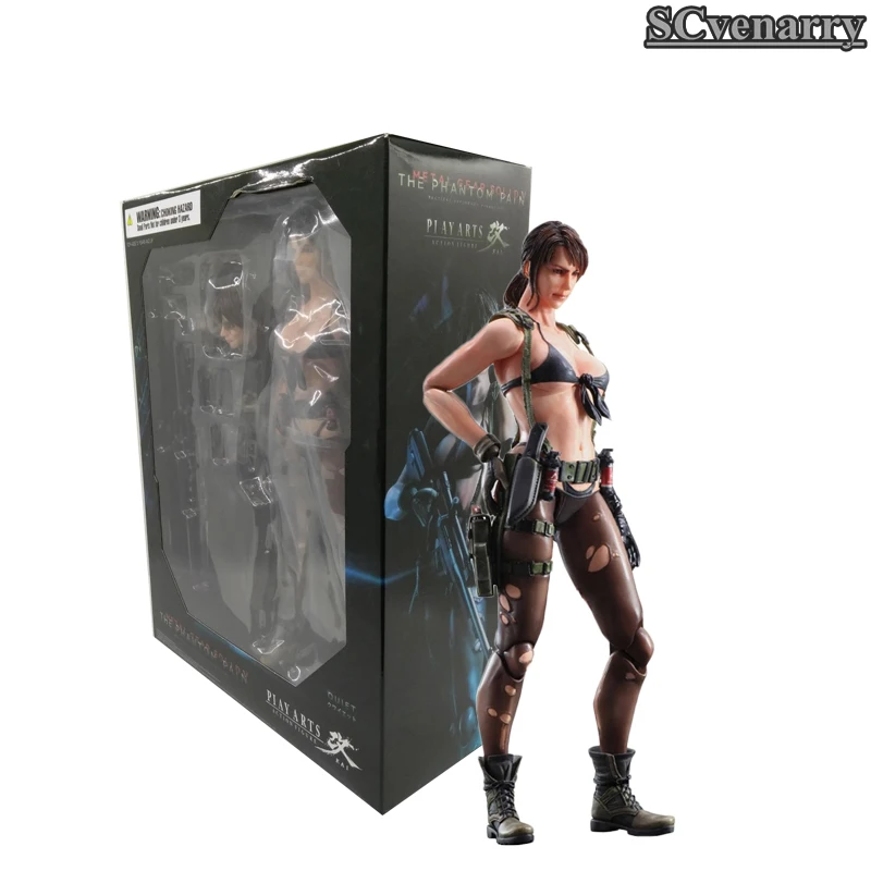 

Metal Gear Solid 5 The Phantom Pain Quiet Venom Snake PA PVC Action Figure Doll Toys 25cm
