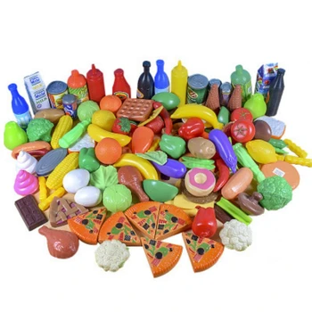 

Children'S Play House Simulation Food Set Baby Enlightenment Fruit And Vegetable Burger Condiment Cognition Set Toy Education