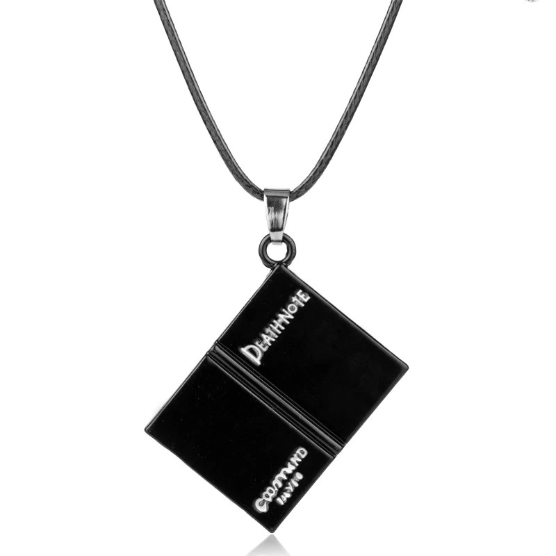 

dongsheng Death Note Necklace Black Book Logo Pendant Metal Collares Women Men Gift Accessory Jewelry Kolye Collar Necklace-30