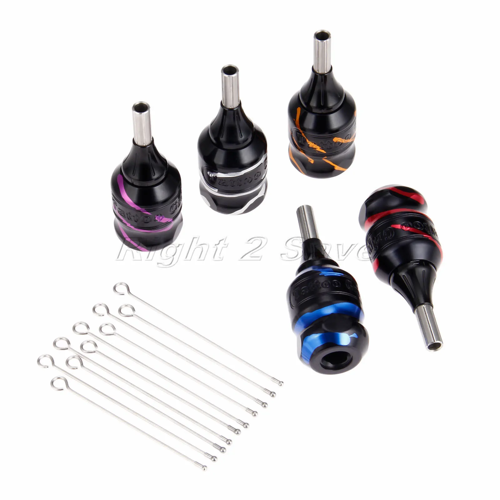 3 шт./комплект ручная ручка для тату 32 мм алюминиевые спицы стержни патрон мотор