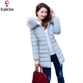 

Women's Winter Parka Jacket Coat Hooded Long Winter Coats Women Padded Thick Jackets Plus Size 7XL Loose Outwear Coat 2018 LZ858