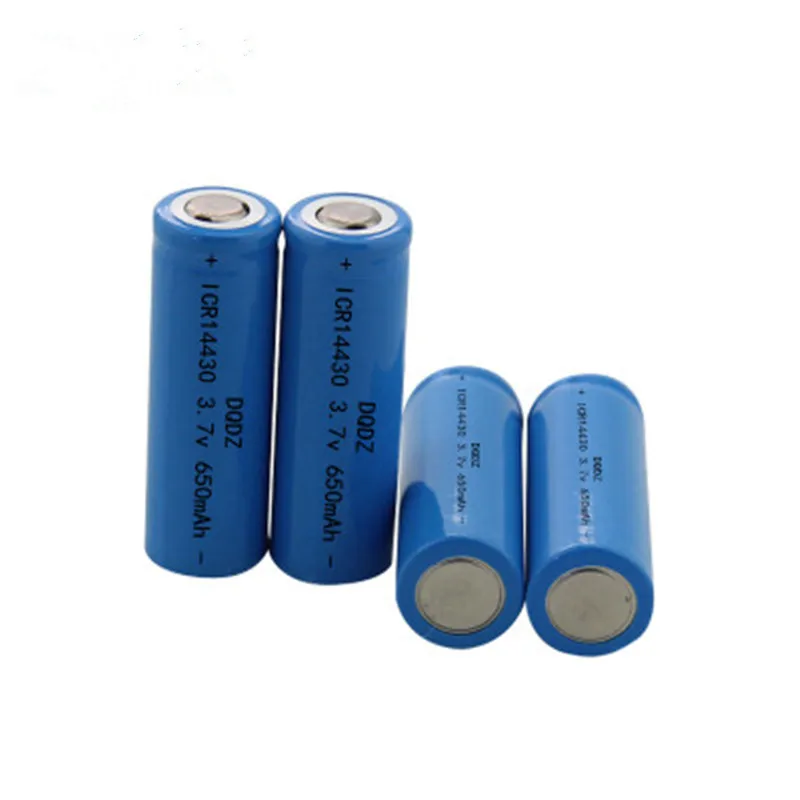 Cncncool 4 шт 14430 литиевая батарея 650 mAh 3 7 v зарядка плоская Li Lon цилиндрическая