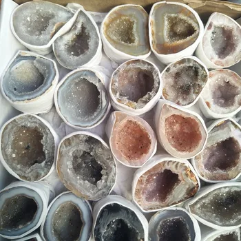 

in abundant supply Natural diminutive agate geode Specimens of agate cave stones and crystals minerals in Madagascar