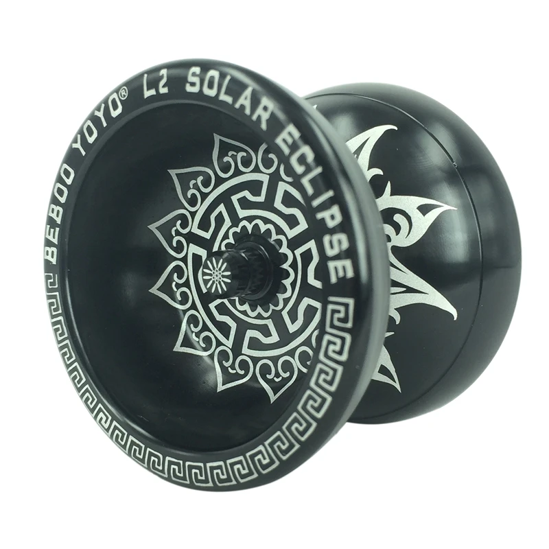 Black Beboo йо Профессиональный Йо-Йо набор из сплава металла Diabolo йо перчатка веревки L2 цвет йо-йо классическая игрушка подарок для детей - Цвет: Black