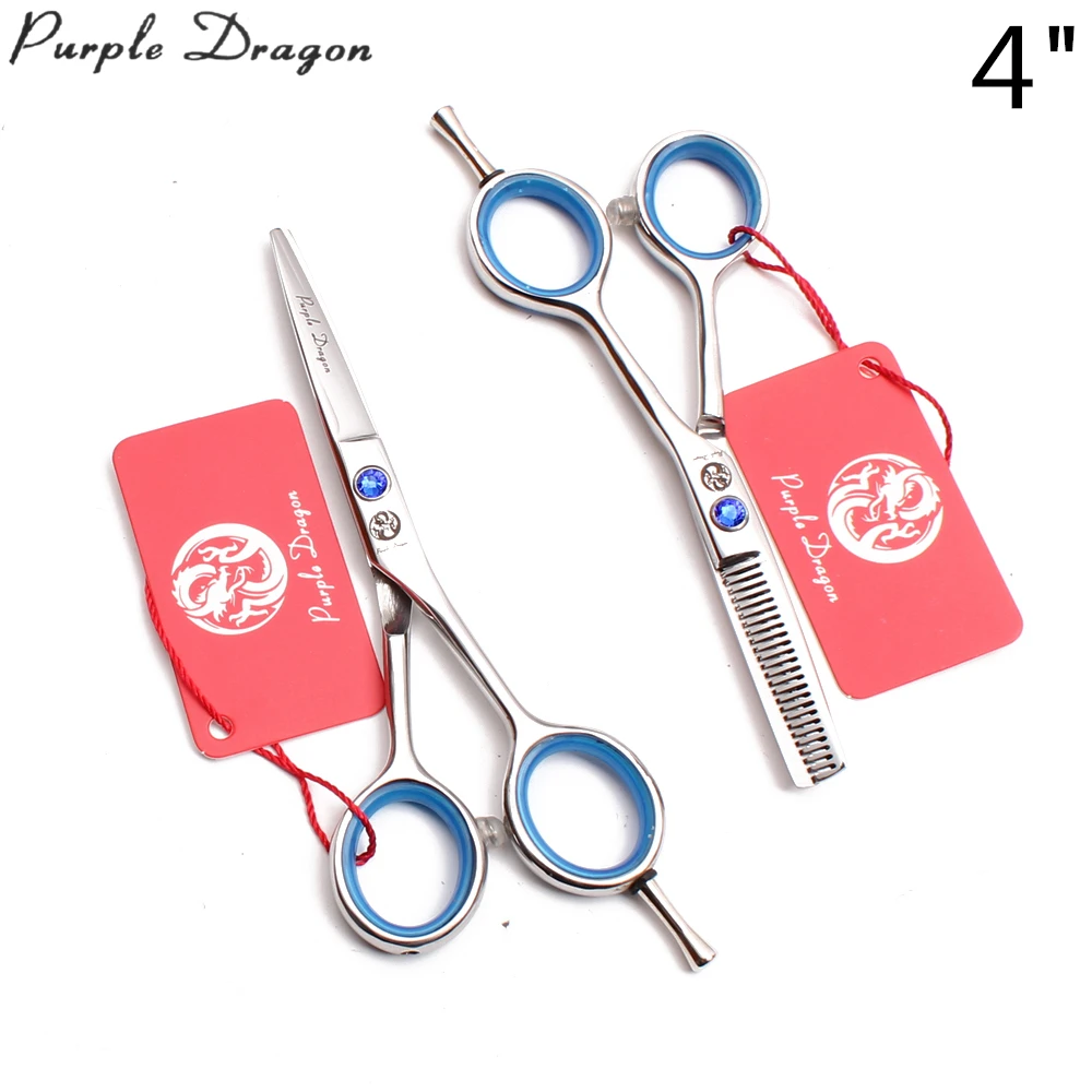 

4" Purple Dragon Thinning Scissors Cutting Shears Hairdresser's Set Professional Hair Scissors Barber Shears Dropshipping Z1117