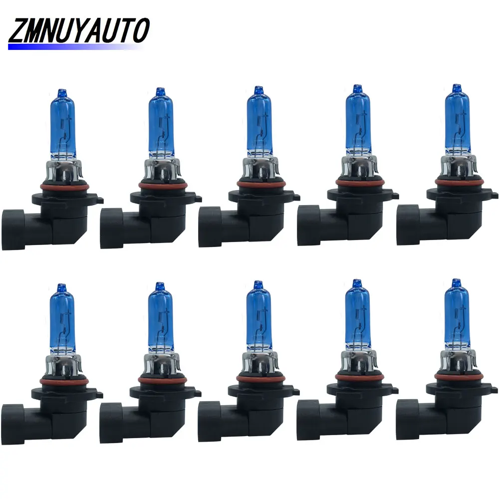 10pcs HB3 9005 Car Halogen Bulb Fog Light 55W 100W Car Light 5000K Auto DRL Day