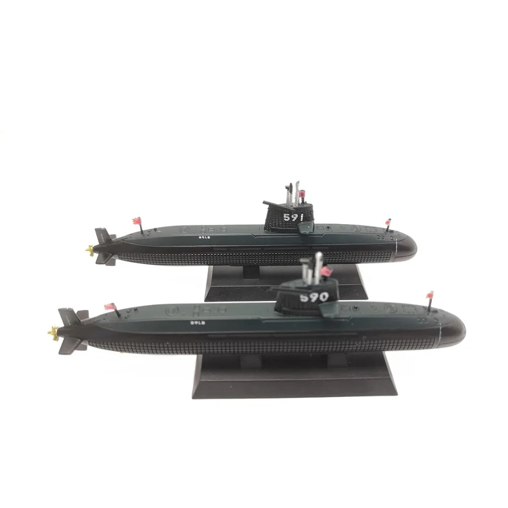 Пластик 1: 900 масштаб военные модели подводных лодок SS-590/SS-591 Oyashio класс армейский корабль модель игрушки для коллекции подарок