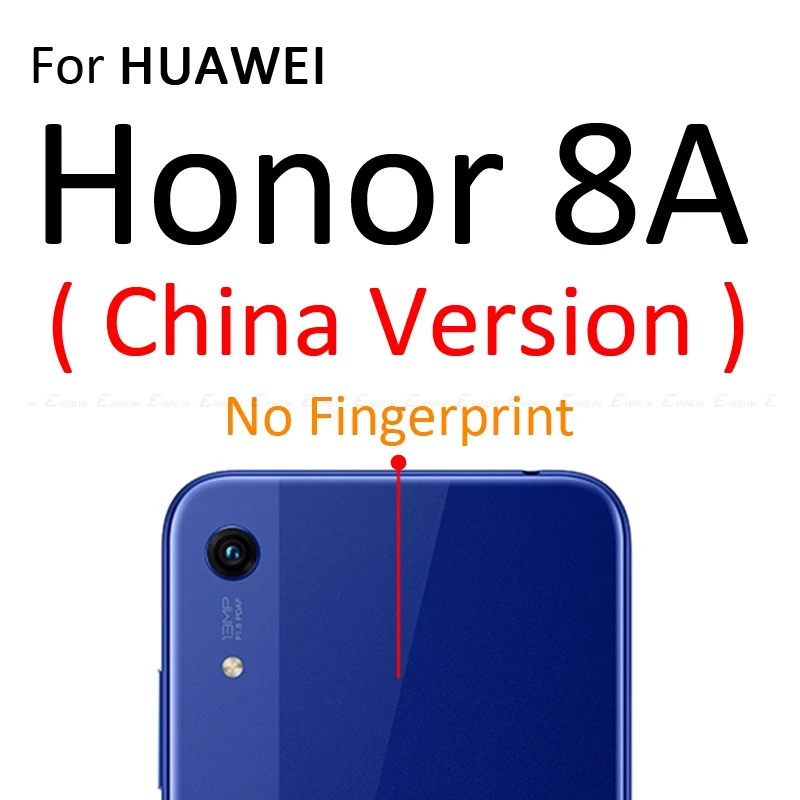 Прозрачный силиконовый чехол для телефона для HuaWei Honor 9X 8A 8C 8X8 S 7A 7C фотоаппаратов моментальной печати 7S 7X7 6C 6A 6X8 V9 Pro Play 3 3e Max глобальной Мягкий ТПУ чехол с мультипликационным рисунком - Цвет: For Honor 8A China