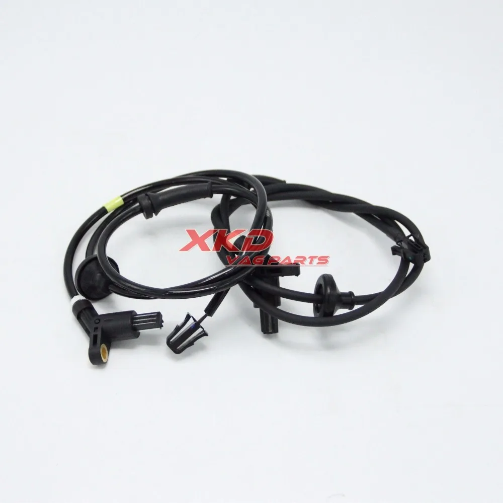 Pair ABS Rear Brakes Wheel Speed Sensor Kit Fit For VW Golf Vento Polo SEAT 1H0 927 807 D