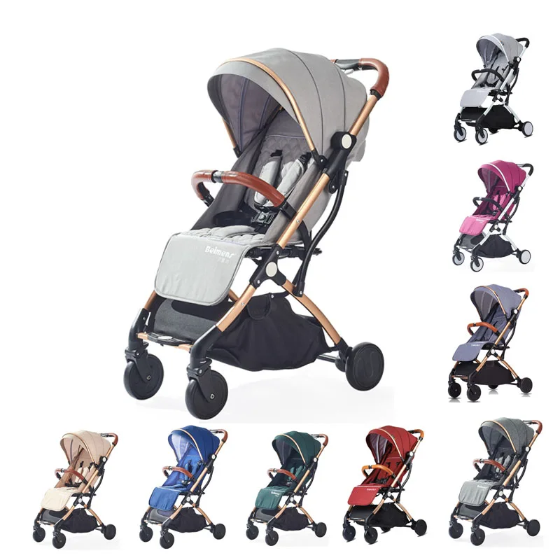 Babyyoya Tianrui-poussette pliable et légère | Légère et facile à transporter, facile à transporter, avec une seule clé, facile à transporter, pour le voyage