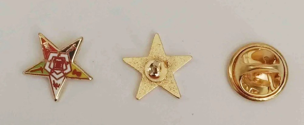 FREE SHIPPING 1PCS 10mm Eastern Star Logo masonic ...