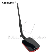 Kebidumei Высокая мощность Интернет-сеть USB WiFi адаптер LAN беспроводная сетевая карта 150 Мбит/с Wi-Fi приемник+ длинная wifi антенна
