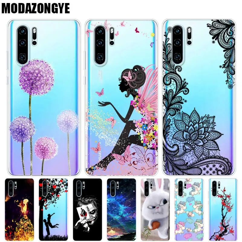 Case Huawei P30 Pro Phone Case Huawei P30Pro Cover Huawei P30 Pro VOG-L29 ELE-L29 P 30 Lite Case Silicone Soft TPU Back Cover