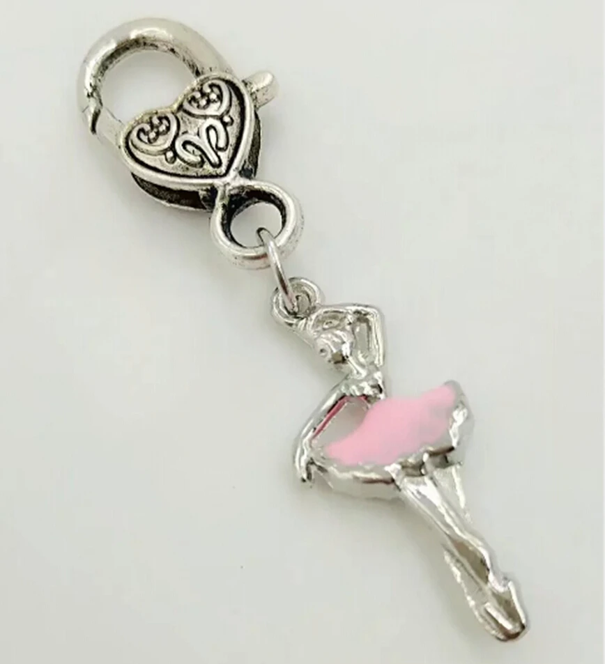 

Enamel Ballerina Keychain For Keys Bag Key Ring Handbag Couple Key Chain Gift