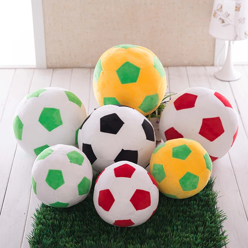 

Cute Stuffed Doll 22cm Lovely Football Plush Toys 4 colors 100% PP Cotton Plush Pillow for Boys Kids Toys Birthday Gift