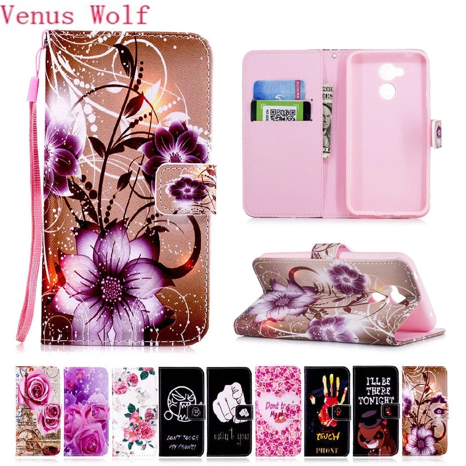 

Flip Phone Case for Huawei Honor 6A 6 A DLI-L22 DLI-TL20 Luxury Wallet Stand Leather Case for Huawei Honor A6 DLI L22 TL20 Case