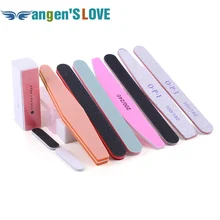 11pcs set Nail File Set With Plastic Box Nail Buffers Durable Grit Block Manicure Buffer Tools