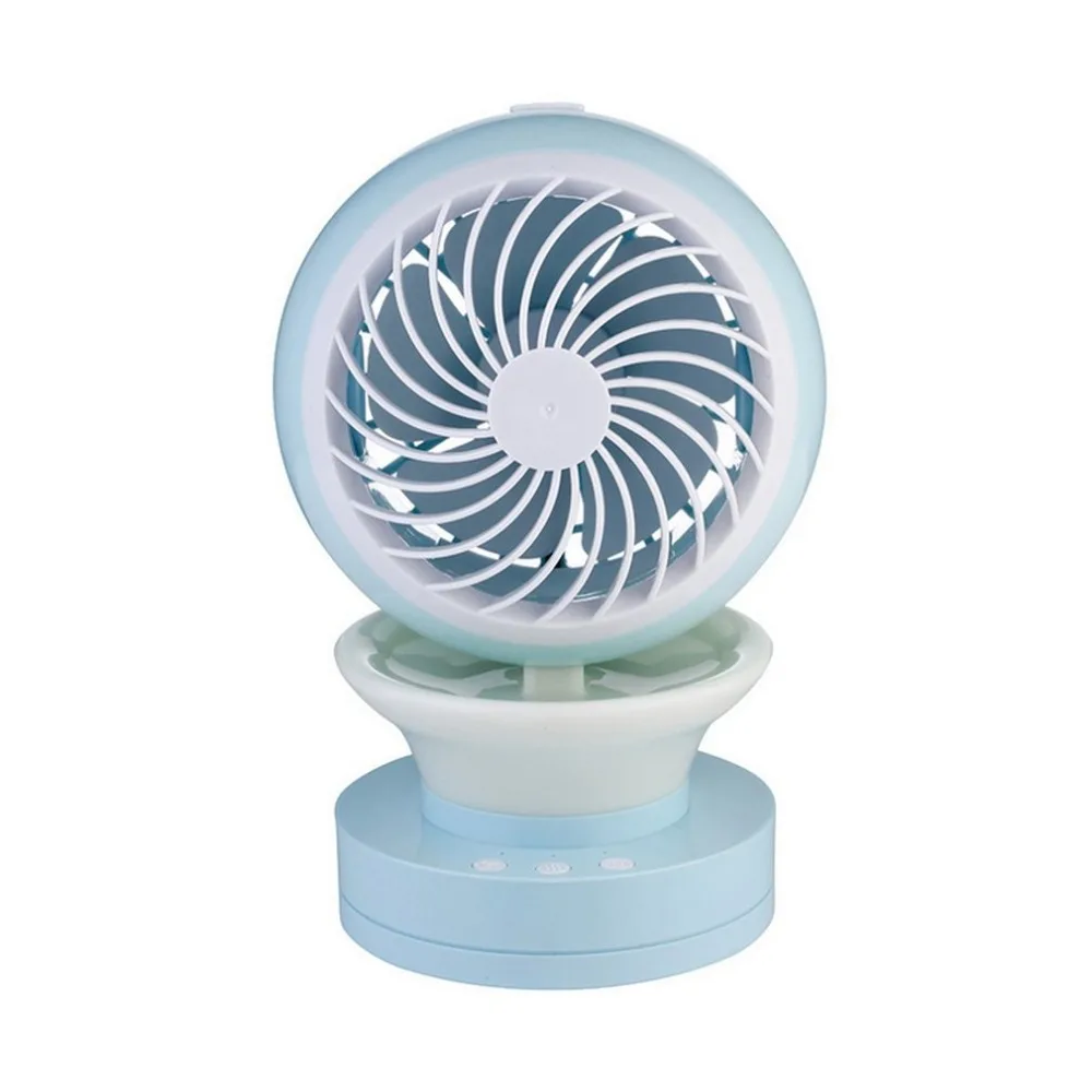 

Portable Outdoor Mini Fans with LED Lamp Light Table USB Fan Spray Water Humidifier Personal Air Cooler Conditioner for Home