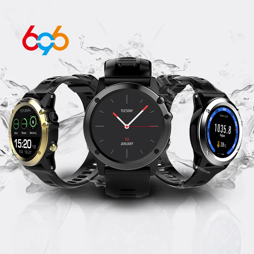 

696 H1 Smart Watch Android 4.4 Waterproof 1.39" MTK6572 BT 4.0 3G Wifi GPS SIM