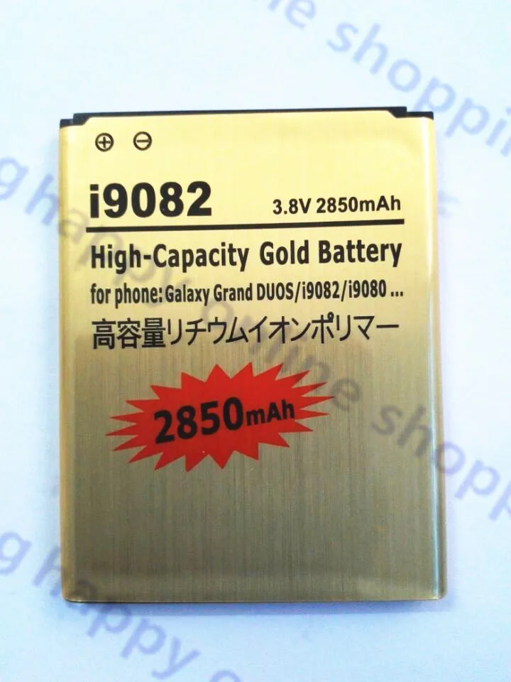 AZK Gold 2850 мАч i9082 стандартный бизнес-аккумулятор высокой емкости для samsung Galaxy Grand Duos