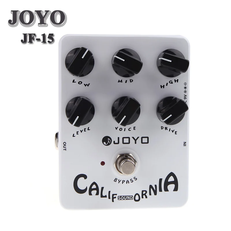 Joyo JF 15 California звуковое искажение педаль для гитары эффект True Bypass|true bypass|sound distorterguitar