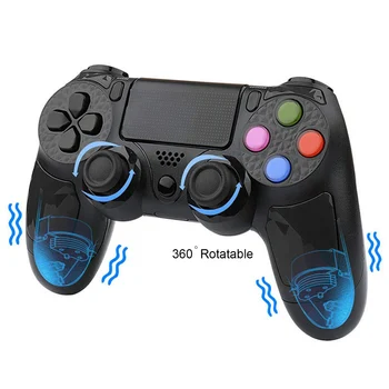 

Bevigac Fashion Wireless Gaming Controller Gamepad Joystick with Double-vibration Function Touch Pad for Sony PlayStation 4 PS4