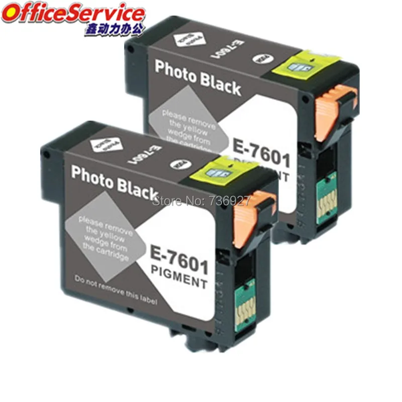 

2 Photo Black T7601 NEW Compatible ink Cartridge suit For Epson SURECOLOR SC-P600 inkjet printer in America market